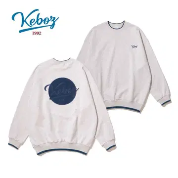 KEBOZ CORDUROY BB LOGO SWEAT CREWNECK