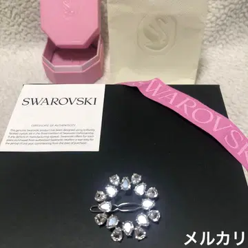 스와로브스키 헤어 클립 머리핀 눈꽃 5620834 액세서리