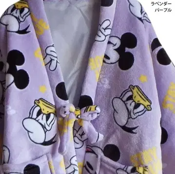 반텐 짱짱코 도테라 겉옷 디즈니 미키 도날드 가운 보라색