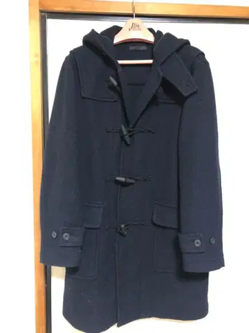 유니클로 더플 코트 네이비