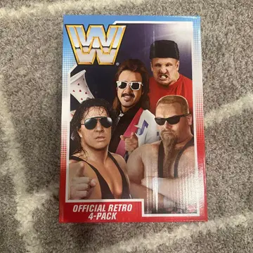 WWF Mattel 레트로 4팩 프로레슬링 피규어