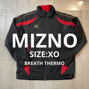 [ 미즈노 ] 새상품급 블레스 서모 블랙 레드 남성용 아우터 XXL