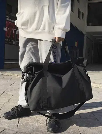 대용량 토트백 보스턴 백 블랙