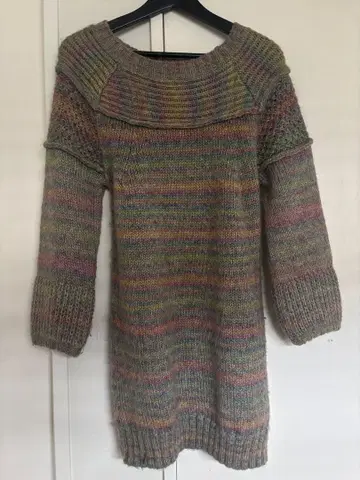 SHIPS 멀티 컬러 니트 스웨터 원피스