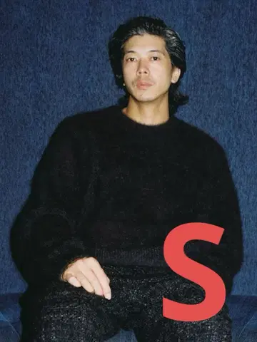 [ LIDNM ] 폭스 캐시미어 니트 (블랙) S 사이즈