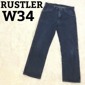 러스틀러 랭글러 멕시코제 데님 팬츠 W34 네이비 RUSTLER