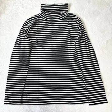 저널 스탠다드 리룸 하이넥 보더 풀오버 코튼