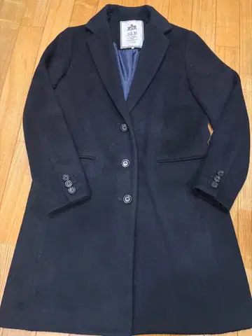 SLOBE IENA 다크 블루 싱글 브레스 코트 38