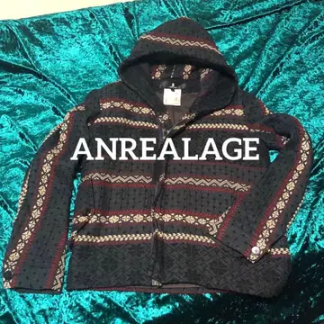 레어! ANREALAGE 니트 디자인 후드티