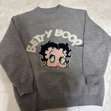 베티 부프 그레이 니트 트레이닝복 프리 사이즈