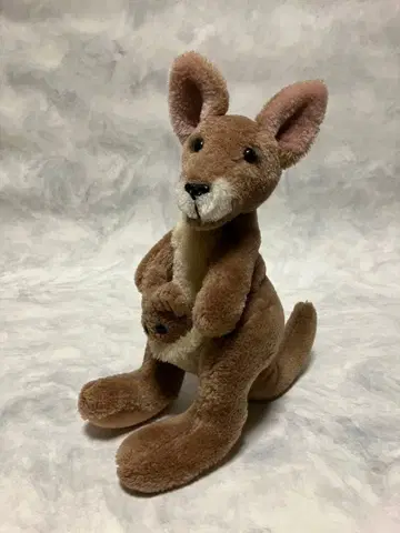 캥거루 봉제 인형 아기 포함