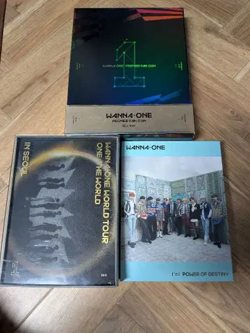 WANNA ONE 3종 세트 CD DVD Blu-ray
