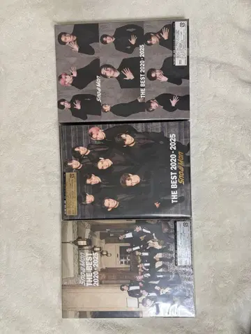 SnowMan THE BEST 2020-2025 3가지 형태