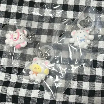 산리오 포근포근 스노우 표시 액세서리 3개 세트