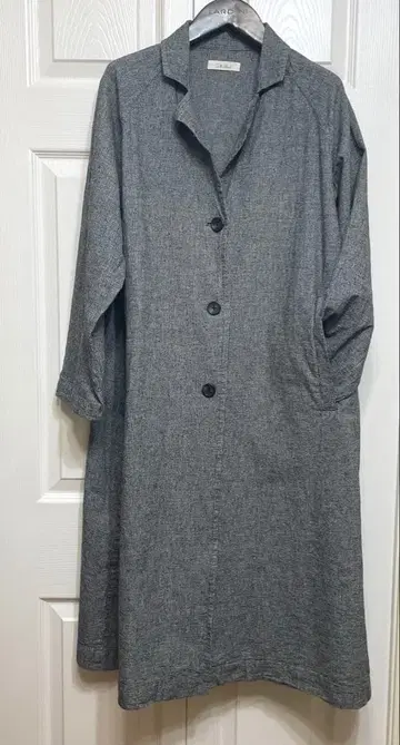 인내추럴 면린넨 트렌치코트 프리 사이즈