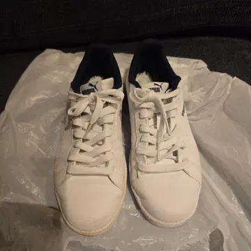 PUMA 화이트 스니커즈 [깔창 없음]