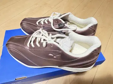 미즈노 브라운 합성 피혁 스니커즈 지퍼 포함