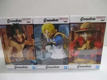 [ 미개봉 ] 원피스 Grandista 에이스 사보 루피 3체 세트
