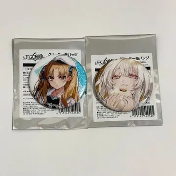 Fate/Grand Order FGO 로손 글리터 캔뱃지 세트
