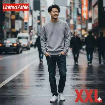 United Athle 맨투맨 XXL 그레이 헤비웨이트