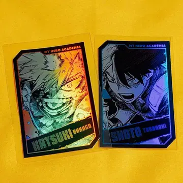 나의 히어로 아카데미아 홀로 카드 점프샵 바쿠고 토도로키