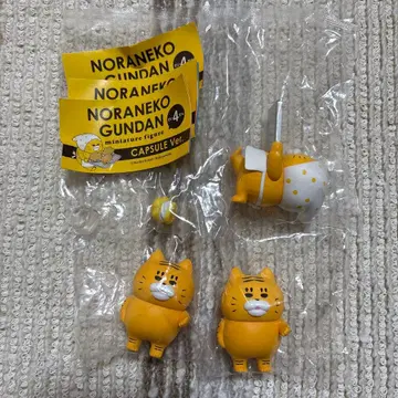 길 잃은 고양이 군단 미니어처 피규어 1 나르기 3 먹기 2체