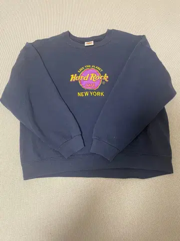 하드 록 카페 맨투맨 네이비