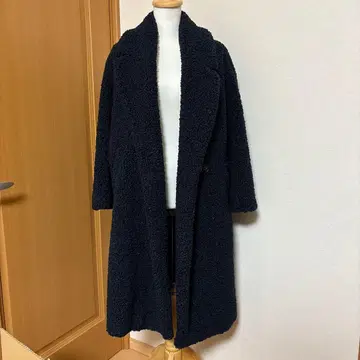 ZARA 롱 코트 네이비