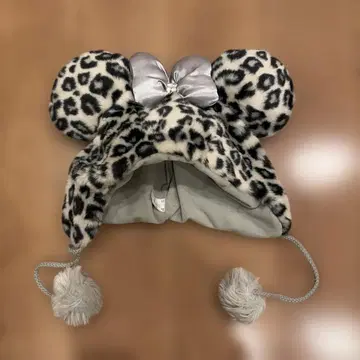 도쿄 디즈니 리조트 레오파드 무늬 모자 새상품급