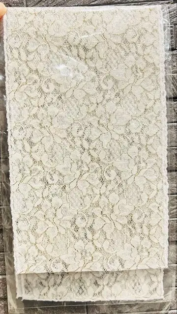 장식용 깃 반 레이스 화이트/브론즈 일본제