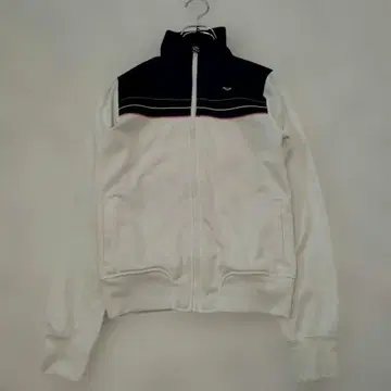 록시 ROXY 저지 풀 집업 컬러풀 라인 화이트 네이비 컬러 M 스포츠