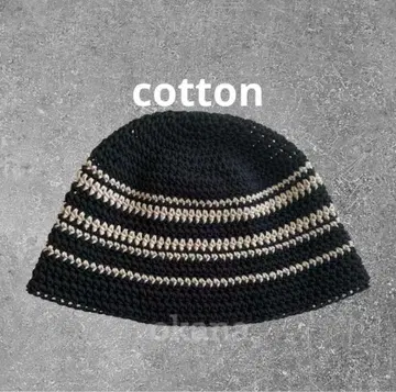 black74 크러셔 모자 핸드메이드 크로셰 모자 비니