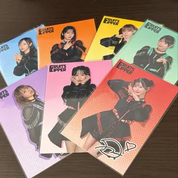 FRUITS ZIPPER 엽서 7종 컴프 세트