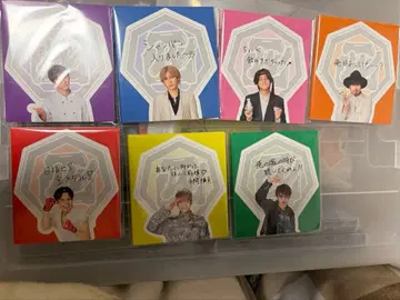 간사이 칠색 남자 대축제 WEST. 잘생긴 남자풍 포스트잇 컴플리트 세트