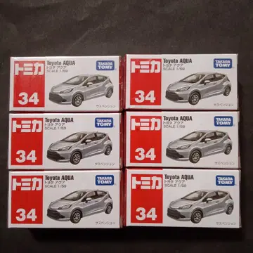 에어캡 포장 절판 토미카 도요타 아쿠아 단종 빨간 상자 34 TOYOTA