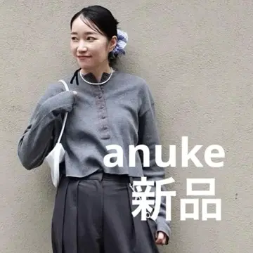 [ 완판템 ] anuke Waffle Henley Tops
