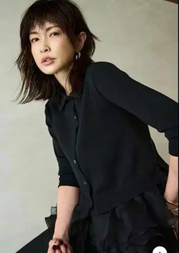 이번 시즌 완판 유나이티드 애로우즈 레이디 폴로 콤비 니트 워셔블