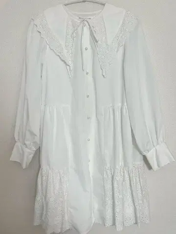 윌 셀렉션 티어드 원피스 셔츠 원피스 M