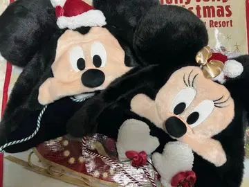 디즈니 크리스마스 팬캡 미키 미니 세트