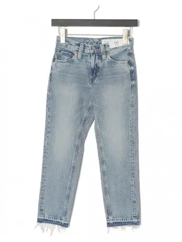 새상품 래퍼즈 청바지 BIG JOHN 앵클 세로 스트레치 30