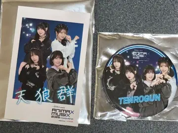 ANIMAX MUSIX 포토 카드 캔뱃지 텐로군