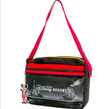 디즈니 리조트 미키 숄더백 아크릴 키링 포함