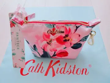 [ 새상품 ] 캐스키드슨 파우치 꽃무늬 페인트 박스 플라워 코인 케이스