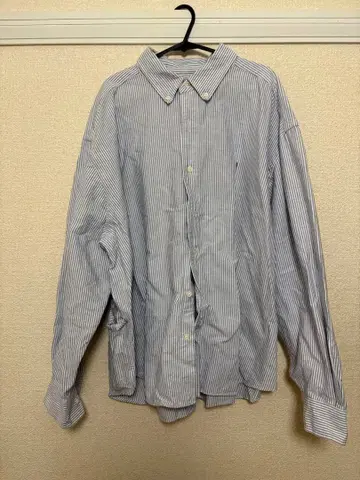 WIND AND SEA 스트라이프 긴팔 셔츠