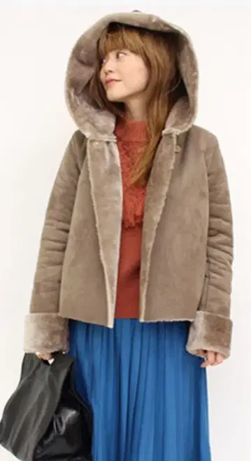 미스틱 무스탕 숏코트