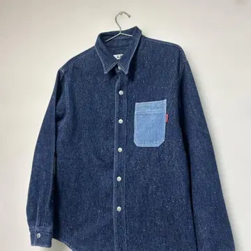 초레어 디자인 와조 데님 자켓 셔츠 L 사이즈 일본제