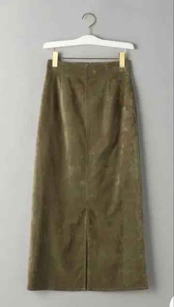 BEAUTY&YOUTH 벨로아 타이트 롱 스커트