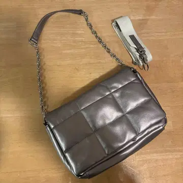 렙심 퀼팅 숄더백