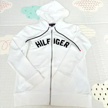 TOMMY HILFIGER 화이트 후드티 XS