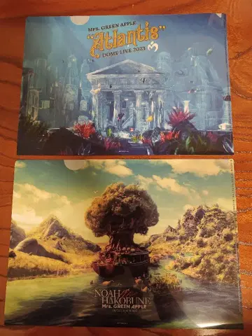 Mrs. GREEN APPLE 2023 클리어 파일 2장 세트